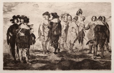 De kleine ruiters door Édouard Manet