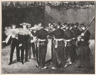 De terechtstelling van Maximiliaan door Édouard Manet