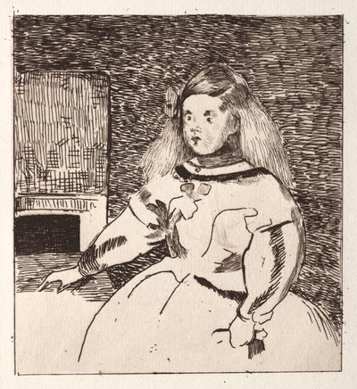 Linfante Marguerite door Édouard Manet