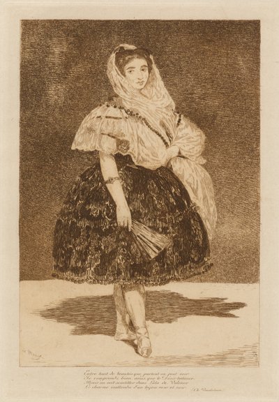 Lola de Valence door Édouard Manet