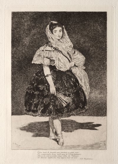 Lola de Valence door Édouard Manet
