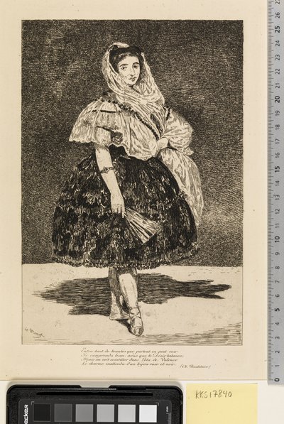 Lola de Valence door Édouard Manet