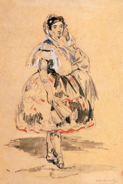 Lola van Valencia door Édouard Manet