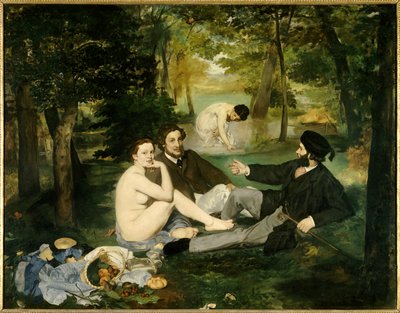 Lunch op het Gras door Édouard Manet