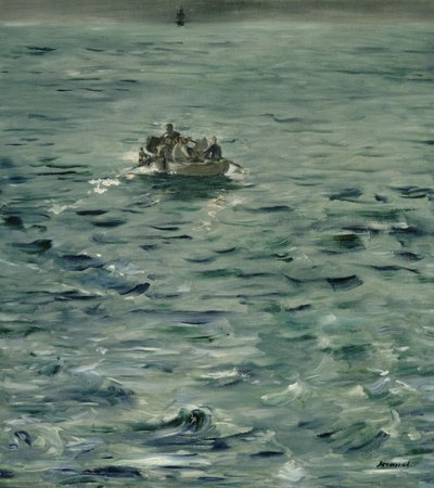 Ontsnappen uit Rochefort door Édouard Manet