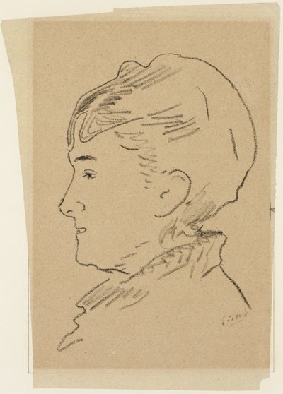 Manet - Mademoiselle Isabelle Lemonnier, 1922.4488 door Édouard Manet
