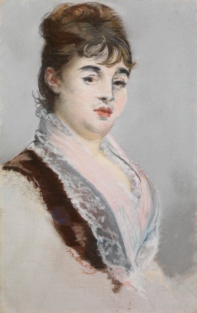 Marie Colombier, ca. 1880 door Édouard Manet