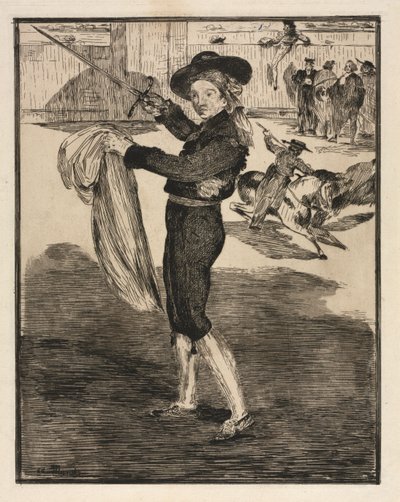Mille, Victorine in het kostuum van een Espada door Édouard Manet