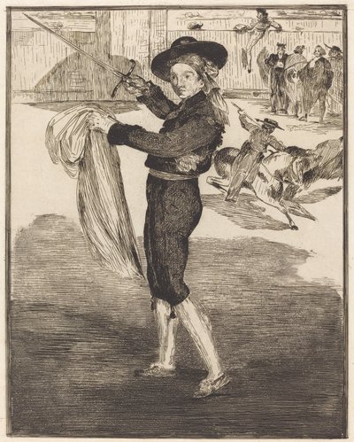Mlle. Victorine in het kostuum van een Espada door Édouard Manet