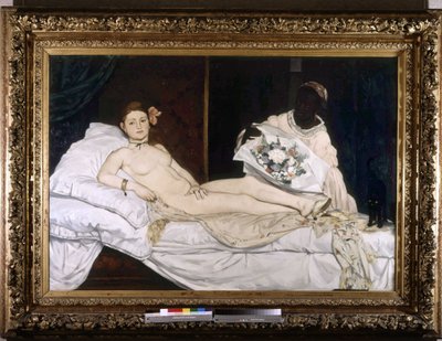 Olympia van Edouard Manet door Édouard Manet