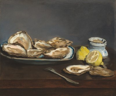 Oesters, 1862 door Édouard Manet