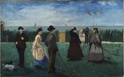 Croquetpartij in Boulogne-sur-Mer door Édouard Manet