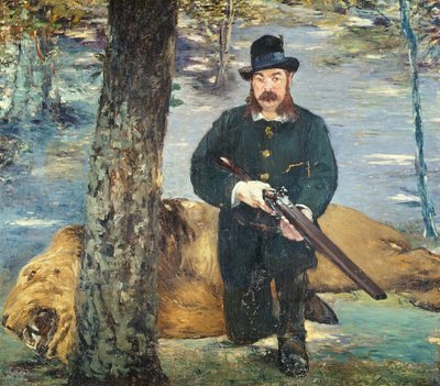 Pertuiset, Leeuwenjager, 1881 door Édouard Manet