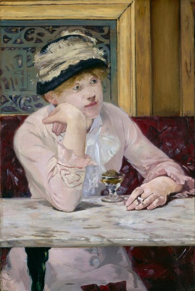Pruimenbrandewijn, c. 1877 door Édouard Manet