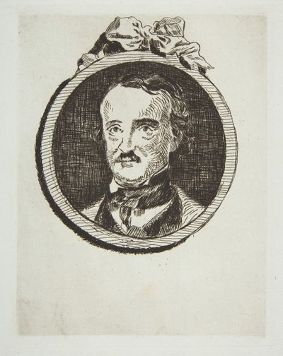 Portret van Edgar Allan Poe, 1876 door Édouard Manet