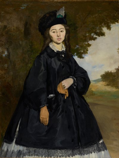 Portret van Madame Brunet door Édouard Manet