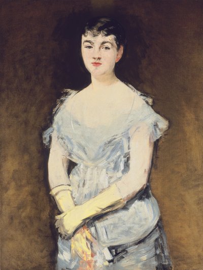 Portret van juffrouw Isabelle Lemonnier door Édouard Manet