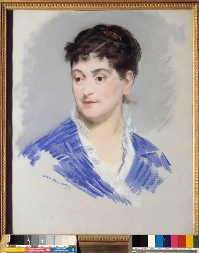 Portret van mevrouw Emile Zola door Édouard Manet
