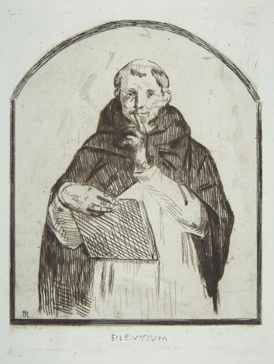 Silentium, 1862-64 door Édouard Manet