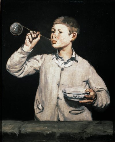 Zeepbellen door Édouard Manet