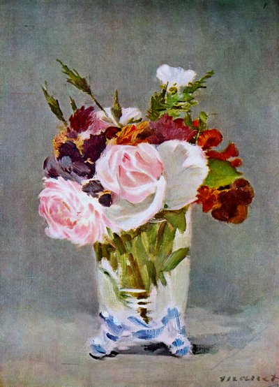 Stilleven met bloemen, 1882 door Édouard Manet