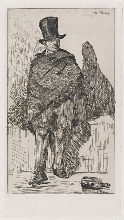 De absintdrinker door Édouard Manet