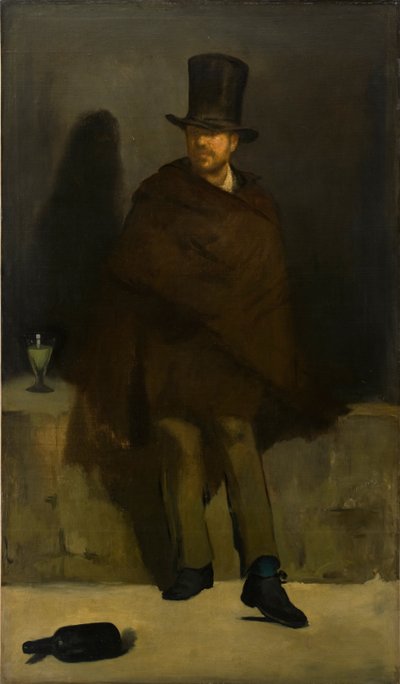 De absintdrinker, 1859 door Édouard Manet