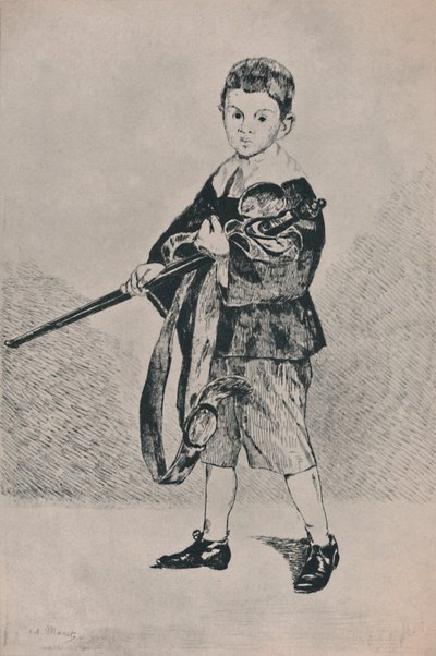 De jongen met het zwaard, 1862, 1946 door Édouard Manet