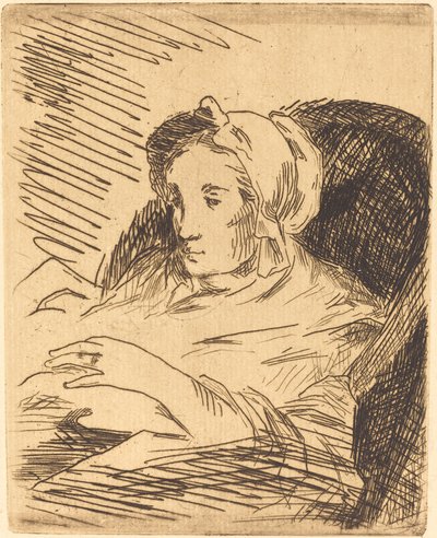 De herstellende La convalescente, 1876-1878 door Édouard Manet