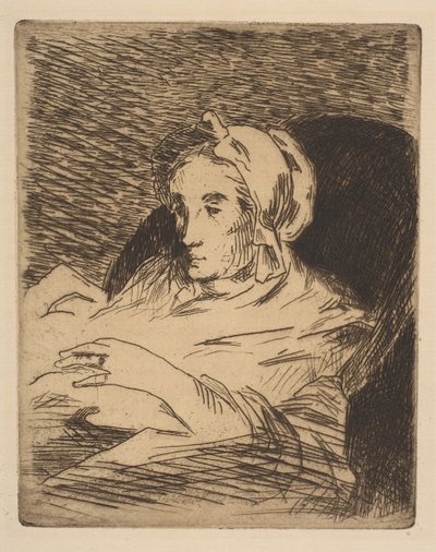 De herstellende Suzanne Manet, 1879-81 door Édouard Manet