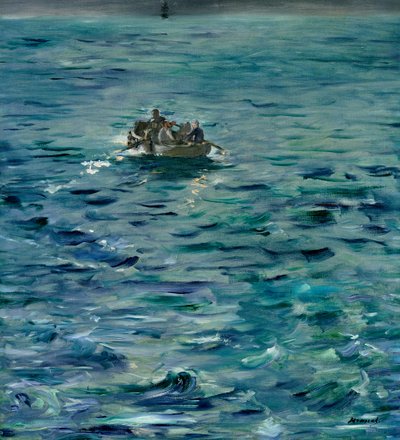 De ontsnapping van Henri de Rochefort (1831-1915) 20 maart 1874 door Édouard Manet