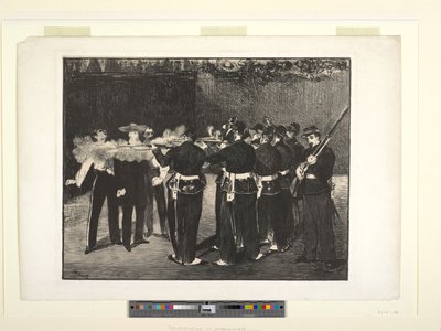 De executie van Maximiliaan door Édouard Manet