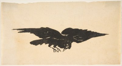 De Vliegende Raaf, Ex Libris voor De Raaf door Edgar Allan Poe, 1875 door Édouard Manet