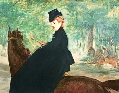 De Amazone, 1875 door Édouard Manet