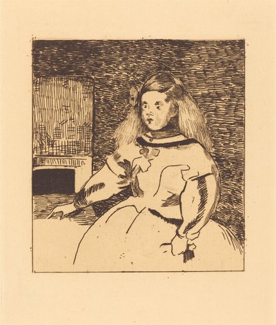 De Infanta Marguerita Infante Marguerite, 1861 door Édouard Manet