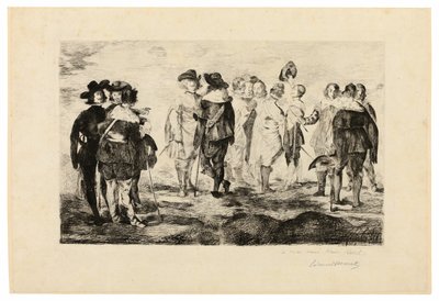 De kleine ruiters door Édouard Manet