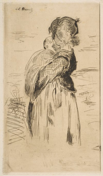 Het kleine meisje door Édouard Manet