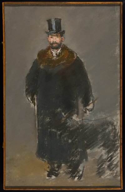 De man met de hond door Édouard Manet