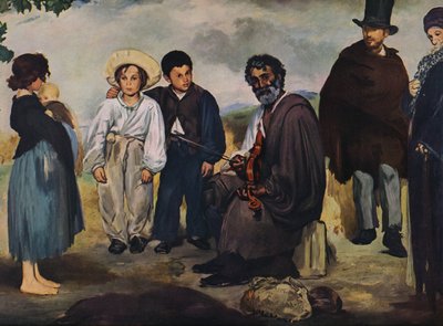 De oude muzikant, 1862 door Édouard Manet