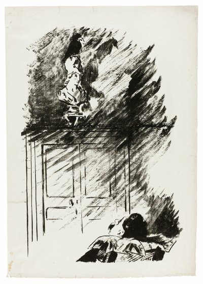 De Raaf op de Buste van Pallas, uit De Raaf door Édouard Manet