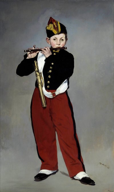 De Fluitspeler door Édouard Manet