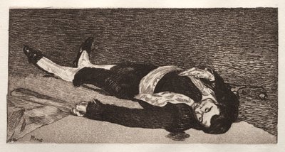 Dode stierenvechter door Édouard Manet