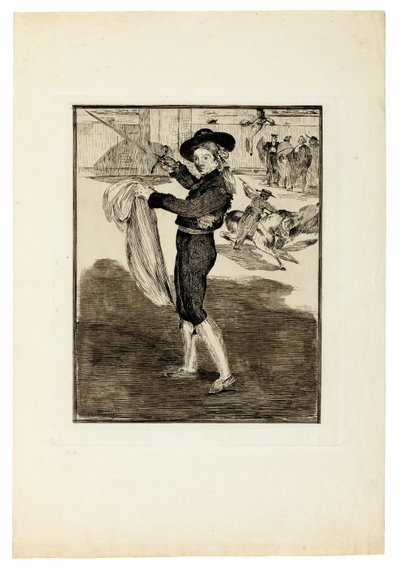Victorine Meurent in het kostuum van een "Espada" door Édouard Manet