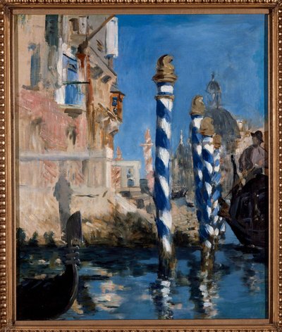 Uitzicht op het Grote Kanaal in Venetië (ook wel 
