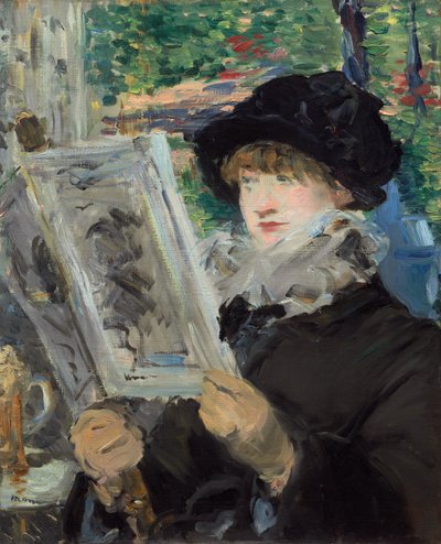 Vrouw Leest door Édouard Manet