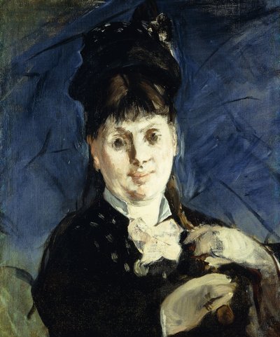 Vrouw met een Paraplu, ca. 1875 door Édouard Manet