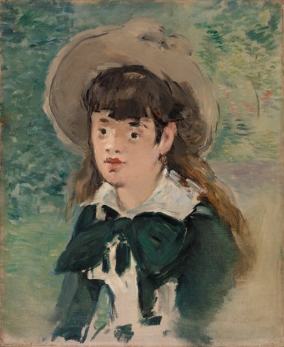 Meisje op een Bankje door Édouard Manet