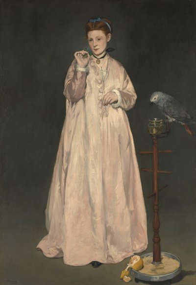Jonge dame in 1866 door Édouard Manet