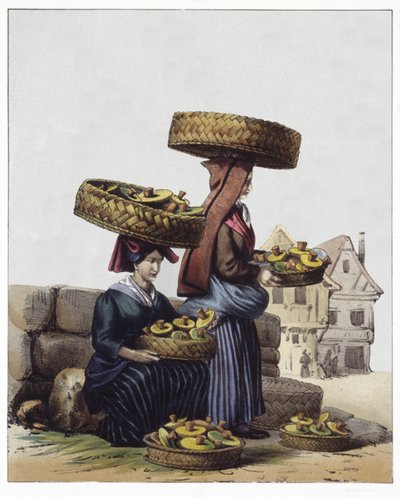 Paddenstoelenhandelaren door Edouard Pingret