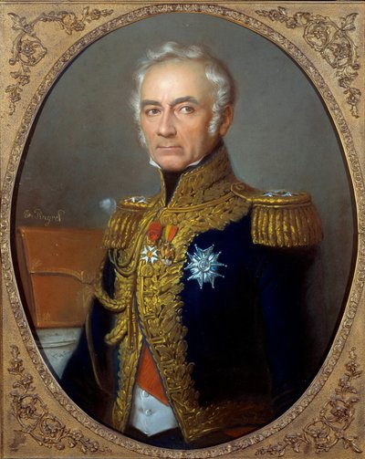 Portret van Charles Tristan, Graaf van Montholon (1783-1853) door Edouard Pingret